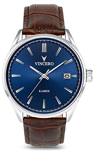Vincero Luxus Kairos Herren Armbanduhr - 42 mm Analoguhr - Japanisches Quarz Uhrwerk