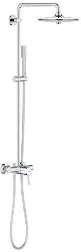 Grohe Euphoria Concetto System 260 Brausen und Duschsysteme (Einhandmischer Wandmontage) chrom, 23061002, Silber