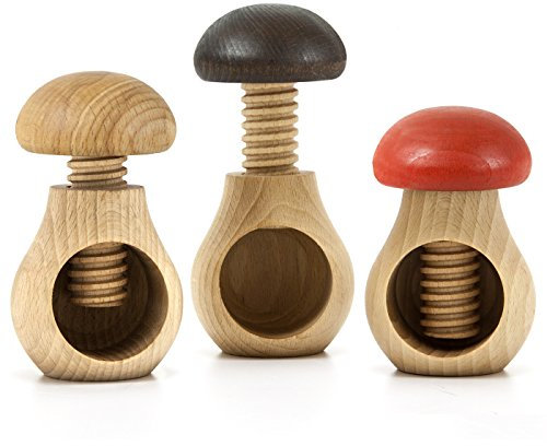 Holzfee Nussknacker Trio Set (Pilz H+D+R)