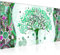 Runa Art Tableau Decoration Murale Gustav Klimt L'Arbre De Vie 1 Partie Moderne Toile non tissée Salon Salle Abstrait Art Vert 004612b