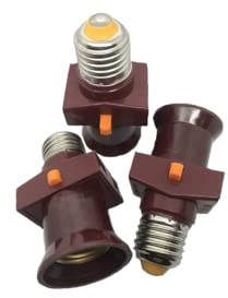 Sim Gold Leaf Lampenfassung E27, 3er Set
