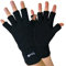 THMO - Herren Winter Strick Fingerlose Handschuhe mit 3M 40g Thinsulate Insulation Gefüttert (L/XL, Black)
