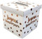 Sud Trading URNE Joyeux Anniversaire, Carton, Carrée, Multicolore
