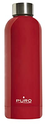 Puro Bottiglia isotermica, 500 ml, colore: Rosso