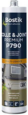 Bostik Mastic Colle Flexpro PU 790 – Colle et Jointe Tous Matériaux – Multi-Usages – Intérieur/Extérieur et Milieux Humides – Formule Polyuréthane Haute Performance – Couleur : Blanc – 300 ml
