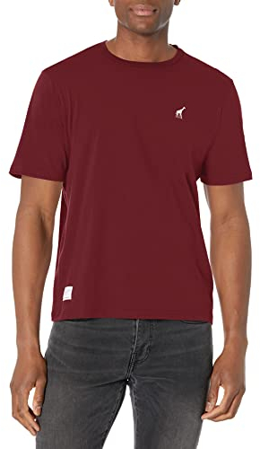 LRG Herren Ss Crew Ho 21 T-Shirt, 47 Burgunderrot, Klein