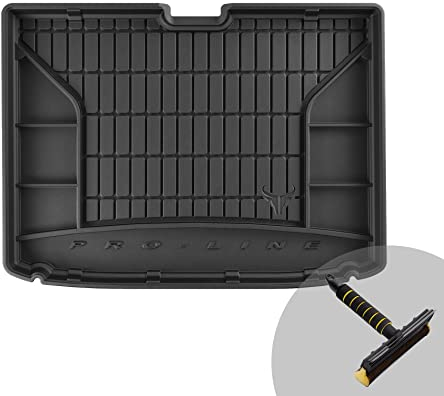 FROGUM ProLine 3D Gummimatte Exklusive Auto Kofferraummatte Kofferraumwanne für Renault Captur II ab 2019 | Bequemer Organiser | Die höchsten Kanten