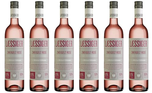 Laessiger Zweigelt Rosé 6x 0,75l Österreich – fruchtiger Roséwein trocken