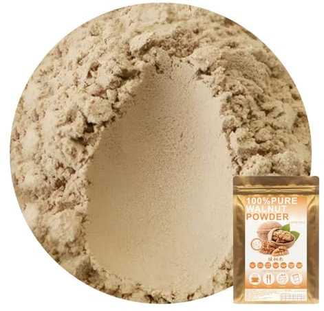 Plant Gift 100% Walnut Powder 100G/3.25oz 胡桃粉, Non-GMO, No Filler, No additives, Natural Walnut Flour, Best Flavor for Smoothie, Drinks, Tand Baking, Adds Flavor and Taste