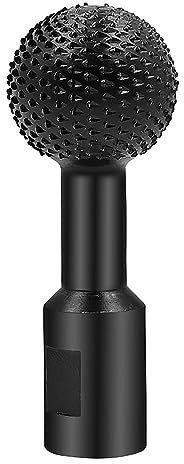 Tiardey Wood Carving Bit Angle Grinder Grinding Heads Spherical Carbon Steel Grinding Heads for 115/125 Angle Grinder