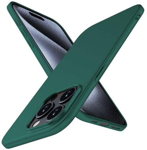 X-level für iPhone 15 Pro Max Hülle, [Guardian Serie] Soft Flex TPU Case Ultradünn Handyhülle Silikon Bumper Cover Schutz Tasche Schale Schutzhülle Kompatibel mit iPhone 15 Pro Max - Grün