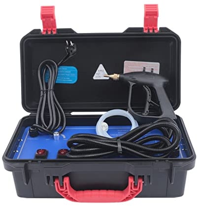 Pulitore a vapore ad alta pressione 3000w Pulitore a vapore manuale con pistola a spruzzo controllata 130 ℃ Due modalità di pulizia Multifunzionale Steam Cleaner per aria condizionata e motore