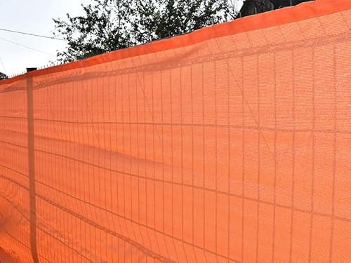 Maillestore Brise-Vue 90% - Orange - 185g/m² - Boutonnières 2m x 10m Orange