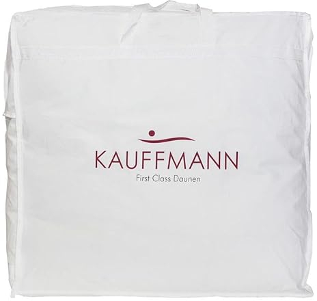 kauffmann MAX 550, 100 % ungarische Jungfrau-Daunendecke, Klasse 1, Herbst, Maxi-Doppelbett 250 x 220 cm