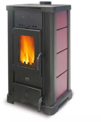 Isabel Bordeaux Stufa A Legna Ventilata 13,3 KW Superficie riscaldabile 200 mc
