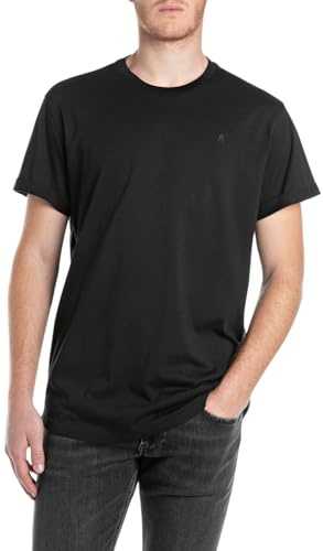 Replay Herren T-Shirt Kurzarm Rundhalsausschnitt