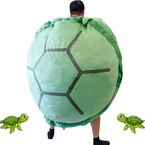 Oveallgo 40 Inch Giant Wearable Turtle Shell Pillow for Adults - Multifunctional, Removable (Green, 100 cm)