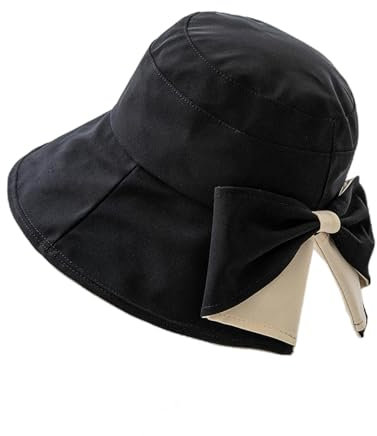 YIMAISZQ Hut Fischerhut Flache Spitze Mit Großer Krempe Sonnenhut Sonnencreme Sonnenhut-schwarz