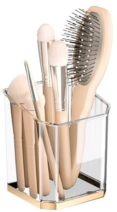 HARLIANGXY Make up Pinsel Organizer, Kosmetikpinsel Aufbewahrung, Spiegelschrank Organizer Innen, Badezimmerschrank Organizer für Pinsels, Eyeliner, Mascara, usw.