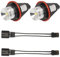 Anlseiod 2x Halo Marker Ring 6000k 10 W für BMW E39 E53 E60 E61 E63 E64 E65 E66 E87 Ring Flutlicht Dekorative Beleuchtungskomponenten für Autoscheinwerfer Weiß