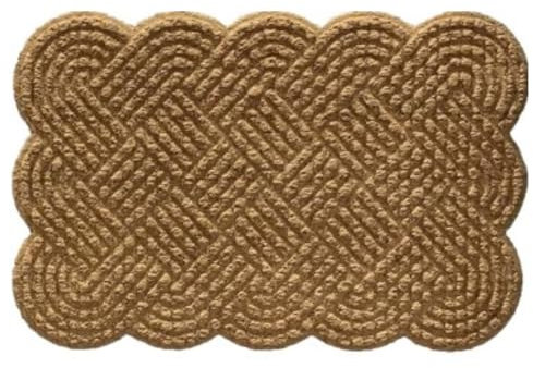 Rugs & More Premium Coir Doormats Outdoor - Robust Coconut Fibre Door Mat for Front or Back Entrance - Multiple Styles for Welcoming Home Decor (45 x 75 cm - Woven Coir Mat)