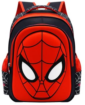 Rucksack Kindergarten Spider, Rucksack Grundschule Spider, Kindergarten Rucksack für Jungs, Spider Rucksack, Geschenk für Kinder im Alter von 4–9 Jahren