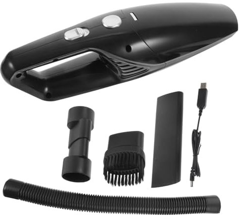 SWOOMEY 12v Aspirateur sans Fil pour Voiture Puissant avec Aspiration Nettoyage Humide Et Sec Design Léger Et Silencieux Noir