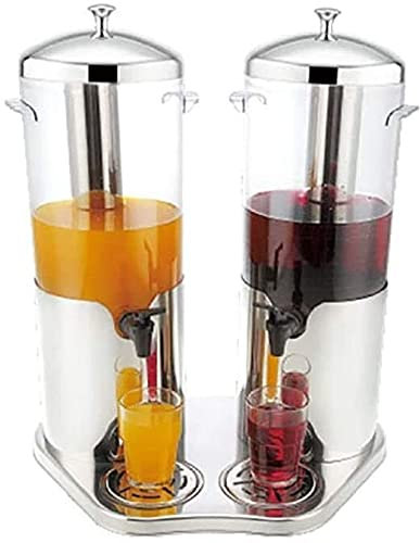 Gardeneea Distributeur de Boissons Distributeur de bière, Distributeur de bière en fût de bière (Argent 10L)