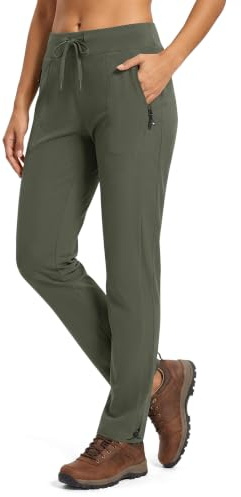 donhobo Damen Wanderhose Leicht Wasserabweisend Outdoorhose | Schnelltrocknend, Atmungsaktiv, UV-Schutz, 4-Wege-Stretch, Damen Trekkinghose Funktionshose für Reisen Camping Freizeit