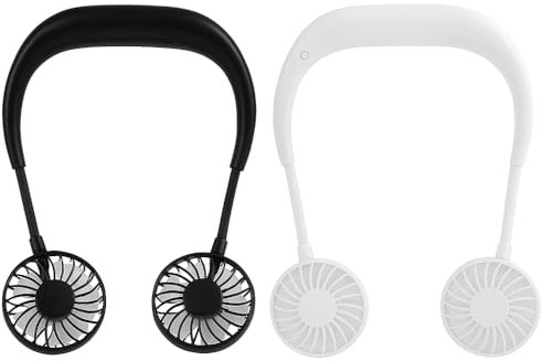 SIROCO Mini Ventilateur Tour de Cou Portable avec 3 Vitesses Silencieux Léger Pour Intérieur et Extérieur Couleur Aléatoire