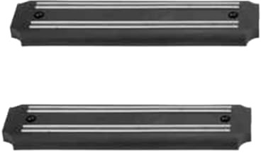 Wandmontierter 20cm Magnetischer Küchenutensilienhalter | Messer und Küchenhelfer, Schwarz, Platzsparend, Sicherer Halt, Geeignet für Küche und Werkstatt