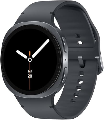 Samsung Galaxy Watch8, AI Smart Watch, Sport Band, Cushion Design, 3nm Processor, Health & Sleep Coach, Fitness Tracker, 44mm, Bluetooth, Graphite