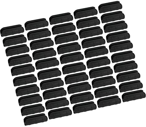 MasYosh High Temperature Greenhouse Clamp Frame Pipe Clamp/Holder Gardening Tube/Holder 10cm 50PCS (Black)