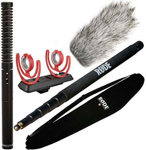Rode NTG-2, Deadcat, SM3-R, Boompole 3 m, sac