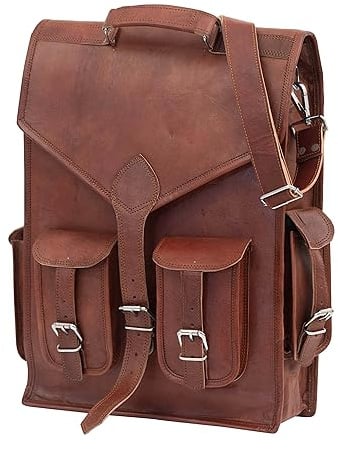 Rucksack aus Leder, 38,1 cm (15 Zoll)
