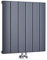 Milano Skye Anthracite Horizontal Single Flat Panel Aluminium Radiator - 600mm x 565mm