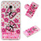 Glitter Liquida Funda Compatible con Samsung J5 2016 Móvil Case 3D Bling Silicona TPU Carcasa Anti-arañazos Cristal Protección Case Modelado Caso Suave Claro para Galaxy J510,Mariposa
