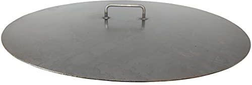 FINNWERK Deckel für Feuerschale aus Stahl (Für Feuerschale 80 cm)