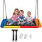 RELAX4LIFE Schaukel, höhenverstellbare Nestschaukel 120-180 cm, große Hängeschaukel für mehrere Kinder, Tellerschaukel für Innen- und Außen, Baumschaukel 150 x 80 cm (Bunt)