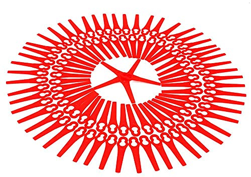 MQEIANG 100 Lames de Coupe-Bordures électriques pour Bosch Art 26Li, Art 26 Accutrim, Art 26 EasyTrim Accu F016800183 F016F03322 BQ026