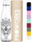 PROWORKS Bouteille d'eau Isotherme, sans BPA, Gourde INOX Reutilisable pour Maintien Chaud de 12 Heures & du Froid Jusqu’à 24 Heures, Sport, Gym, Voyage - 500ml - Tout Blanc - Loup Aztèque