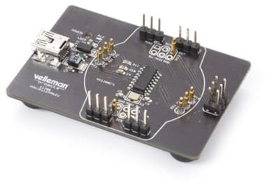Whadda lötkolben Programmierhalterung 60 x 43 mm schwarz 2-teilig