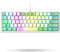 LexonElec K61 60% Prozent Gaming Bunte Tastatur Mini Weiß Und Grün Pc RGB Beleuchtung - UK Layout QWERTY Aesthetic Keyboard Cute - Mechanische Fühlen Ergonomie Kawaii - Für Laptop Computer