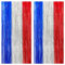 KatchOn, Red White and Blue Streamers - XtraLarge, 8x6.4 Feet, Pack of 2 | British Themed Decorations, France Decorations for Party | Red White and Blue Tinsel for Independence Day Decorations