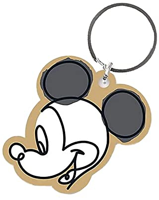 Pyramid International Disney Classic Mickey Mouse Schlüsselanhänger aus Gummi, mit Freihand-Motiv, multi