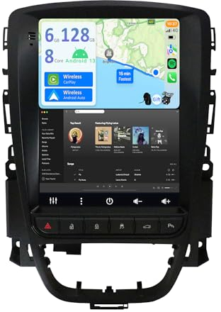 YUNTX [6GB+128GB] Android 14 Autoradio für Opel Excelle GT/XT Astra J (2006-2016)-[Integriertes CarPlay/Android Auto/DSP/GPS]-9.7”IPS 2.5D-CAM+MIC-DAB/Mirror Link/Bluetooth 5.0/360 Kamera