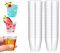 DuDuZui 50 Pack Shot Cups Plastic, 50ml-1.7oz Hard Thicked Plastic Shot Glasses, Clear Reusable Shot Glasses Great for Party, Picnic, BBQ, Wedding, Festival