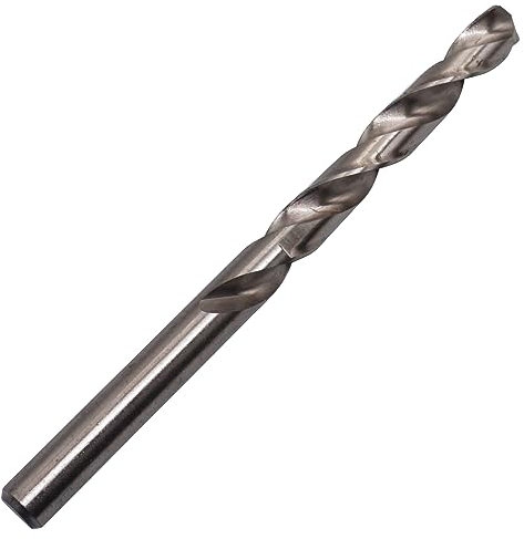 SKIR'CO (1 pieza) Broca 8 mm, Broca helicoidal de Acero rápido para metal, Broca para metal HSS, Punta partida, DIN 338