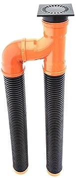 Sickerschacht DN110 SN8 doppelt Drainagerohr Rohr Hof Bodenablauf Regenrinne