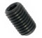 Madenschrauben/Gewindestifte M8 x 35 mm Schwarz 45H - DIN 913 - mit Kegelkuppe und Innensechskant - Metrisch Gewinde (Gewinde: M8, Länge: 35 mm, Menge: 10 St.)